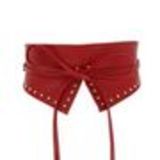 Ceinture obi cloutés LEHNA Rouge - 9248-30871