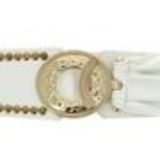 Ceinture élastique large, strass, 6018