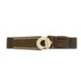 Ceinture élasthanne vintage ARMANCE Taupe - 9178-30904