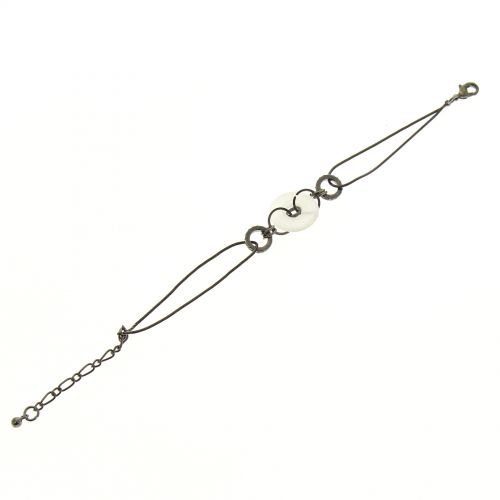 Bracelet strass, 8211 Blanc Noir - 9849-31047