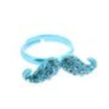 Bague fantaisie, Noeud Papillon, Bleu turquoise - 1993-31090