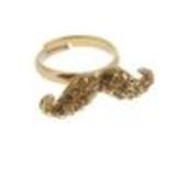 Bague moustache strass Ilina Marron - 1993-31093