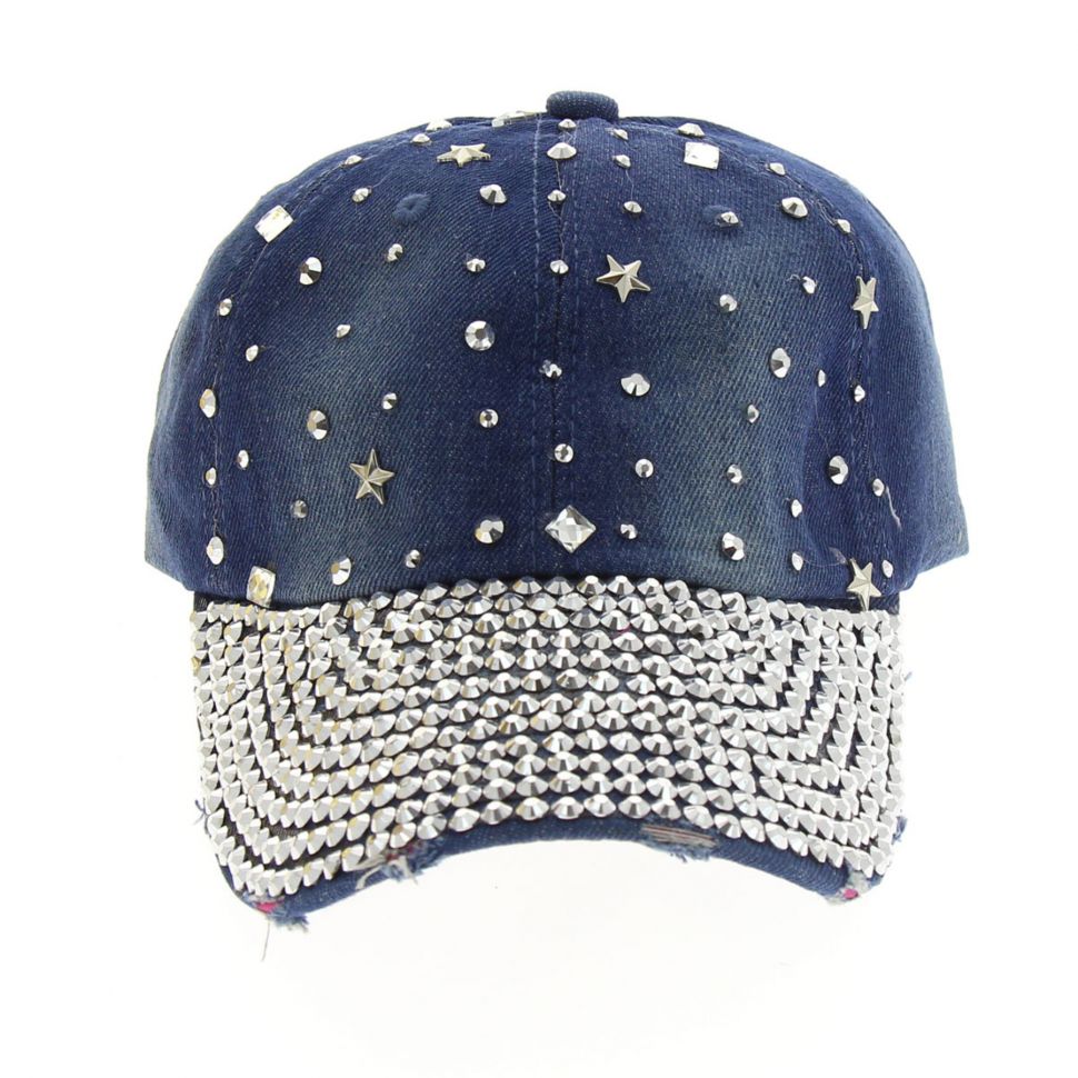 DELE strass cap hat Denim blue - 9884-31489