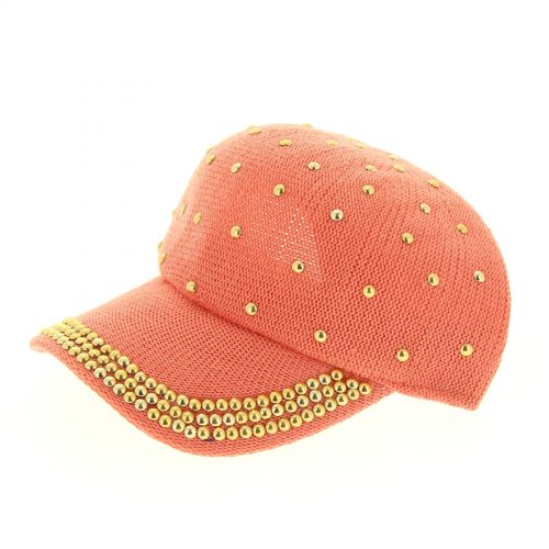 Casquette jeans et strass