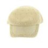 Casquette jeans et strass Beige - 9888-31607