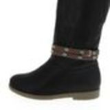 LOU-EVA pair of boot's jewel Black (Red) - 6050-31640