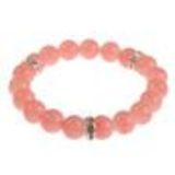 Bracelet extensible en perles de verre, 9028 Noir Corail - 9029-31728