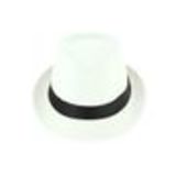 Casquette jeans et strass Blanc - 9898-31773