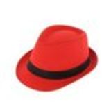 Casquette jeans et strass Rojo - 9898-31781