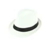 Casquette jeans et strass Blanc - 9898-31785