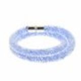 Bracelet glittering rhinestone crystal 9389 Silver Denim blue - 9408-31855