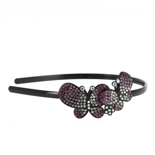 Serre-tête Papillon XL strass Violeta - 7034-31872