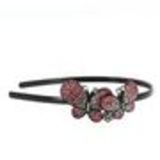 Serre-tête Papillon strass, Rose Rose - 7034-31876