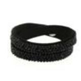 Bracelet Wrap Strass Meline Noir (Noir) - 7652-31883