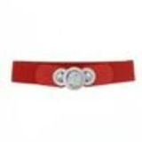 Ceinture élastique rose strass 7192 