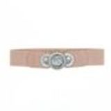 Ceinture élastique rose strass 7192 