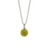 Collier disco ball à strass A087-1 Jaune - 3714-32258