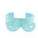 Bracelet moustache en acrylique, 2095 sarcelles Bleu - 3311-32269