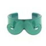 Bracelet moustache en acrylique, 2095 sarcelles Vert - 3311-32271
