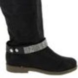 Paire de bijoux de bottes KYARA Noir (Gris mirroir) - 3848-32309