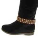 Paire de bijoux de bottes cloutés SHANIE Marron (Doré) - 3853-32391