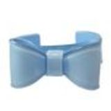 Bracelet acrylique, Noeud Papillon, BR-11 Bleu ciel - 3167-32401
