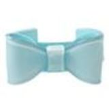 Bracelet acrylique, Noeud Papillon, BR-11 Bleu turquoise - 3167-32402