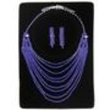 Parrure Necklace and Earrings Tonie Blue cyan - 9938-32453