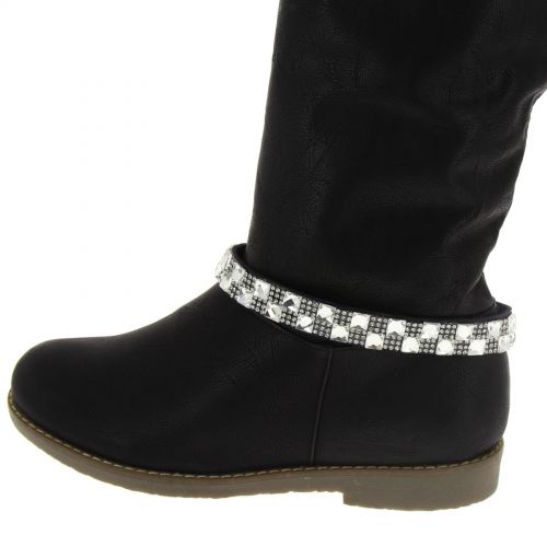 Paar Stiefel Strass-Schmuck IREM