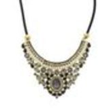 Collier cordons similicuir Black - 5103-32476