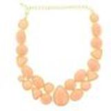 Collier cordons similicuir Orange - 7487-32513