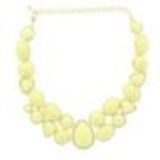 Collier doré strass Naouele Jaune claire - 7487-32515