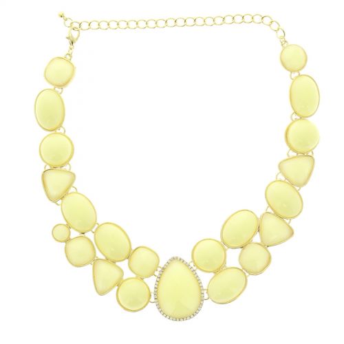 Collier doré strass Naouele