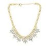 Collier cordons similicuir Golden (White) - 7484-32534