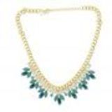 Collier doré strass Nadie Vert - 7484-32535