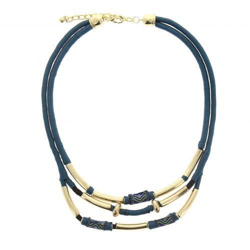 Collier cordons Aoife Bleu - 5153-32553