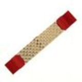 Ceinture élastique strass, 6828 Gris Rouge - 6828-32599