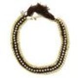 Collier chaine strass Marie-lucienne Marron - 5006-32615