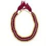 Collier chaine strass Marie-lucienne Fuchsia - 5006-32616