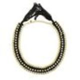 Collier cordons similicuir Black - 5006-32618