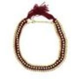 Collier chaine strass Marie-lucienne Rouge - 5006-32619