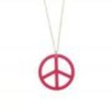 Collier femme, Coeur en strass, XS-2259 Fuchsia - 1706-32648