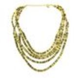 Collier femme, Coeur en strass, XS-2259 Golden - 9272-32675