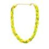 Collier femme, Coeur en strass, XS-2259 Jaune Fluo - 3437-32686