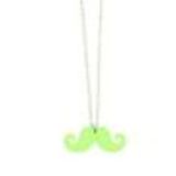 Collier femme, Coeur en strass, XS-2259 Vert fluo - 5469-32709