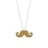 Sautoir acrylique moustache, 2093 TAUPE Taupe - 5469-32710