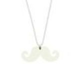 Collier acrylique moustache, 2093 White - 5469-32712