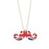 Collier acrylique moustache, 2093 English flag - 3536-32713