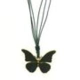 Butterfly necklace Pine green - 1721-32832