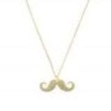 Collier chaines, moustache A05-41 Doré - 3965-32860
